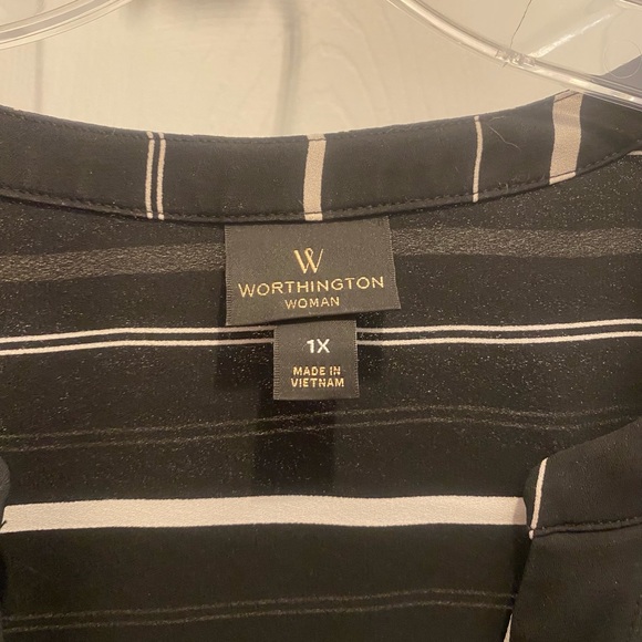 Worthington Woman Plus Size Blouse - Picture 2 of 4